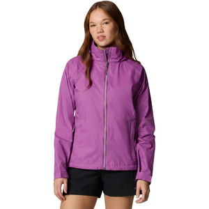 Concevez votre propre veste coupe-vent unisexe rouge légère, imperméable, rembourrage en fibre de polyester 100%, vêtements d'hiver décontractés, logo personnalisé - Product Image 2