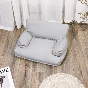 2025 çevre dostu hakiki deri büyük ölçekli köpek yatağı yavru ev çekyat kaymaz sırt desteği dikdörtgen klasik moda - Product Image 2