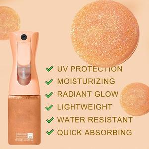 MLM Body Mist Sunscreen SPF 42 Glow Sprayer Lozione Solare Idratante con Olio Illuminante per il Corpo, Aroma e Fragranza - Product Image 4
