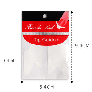 Autocollants Guides pour Manucure Française en Gros, Adhésifs pour Décoration d'Ongles DIY, Ligne Sourire, Demi-Lune, Autocollants Français - Product Image 6