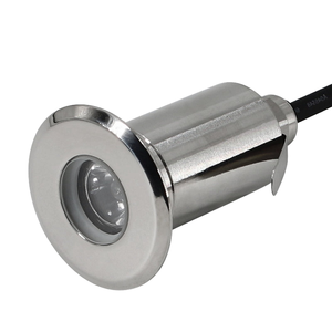 Lampes LED immergées pour <span class=keywords><strong>piscine</strong></span>, encastrées au sol, en acier inoxydable, IP68, blanc chaud, 3W, 12V, pour aménagement extérieur - Product Image 4