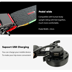 Batterie au lithium L12 MAX 48V 1200W 16ah Scooter électrique pliable à pneus sous vide de 10 pouces avec affichage NFC dans l'entrepôt de l'UE, des États-Unis et du Royaume-Uni - Product Image 6