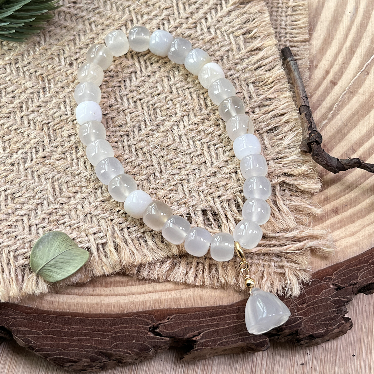 Agate blanche