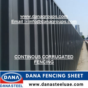 Barandilla de valla corrugada, hoja de valla de Dubái, Bahréin, Catar, Oman, UAE - Product Image 3