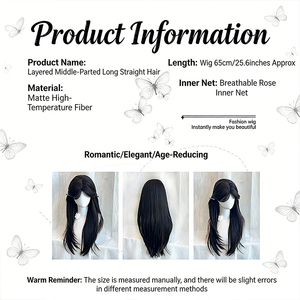 <span class=keywords><strong>ผม</strong></span>ตรงยาว โค้งงอเป็นธรรมชาติ ชุดผมเต็มศีรษะ เส้นใยสังเคราะห์ <span class=keywords><strong>ผม</strong></span><span class=keywords><strong>ผู้หญิง</strong></span> ใช้ได้ทุกวัน ขายตรงจากผู้ผลิต - Product Image 5