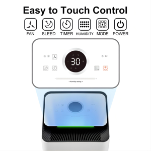 MC10-5080 <span class=keywords><strong>Deshumidificador</strong></span> de Aire Inteligente Tuya Portátil para el Hogar, Mini Compresor de 10L/12L/día con Wi-Fi - Product Image 3