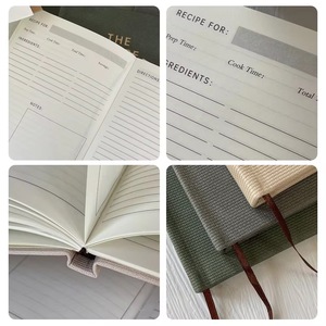 Carnet <span class=keywords><strong>de</strong></span> recettes <span class=keywords><strong>de</strong></span> <span class=keywords><strong>cuisine</strong></span> A5 à couverture rigide en stock – Personnalisation acceptée - Product Image 5