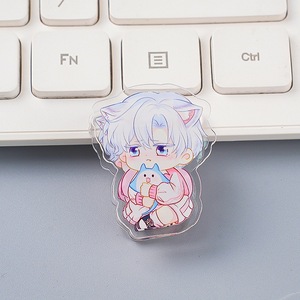 Clip de Plástico Acrílico de Personajes de Anime Q Version <span class=keywords><strong>Rampo</strong></span> Bai Chunian, Diseño de Sirena Caída, para Estudiantes - Product Image 3
