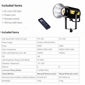 Projecteur vidéo LED COB à focale primaire <span class=keywords><strong>200W</strong></span> 6700K Bicolore <span class=keywords><strong>Godox</strong></span> SL200 - Product Image 6