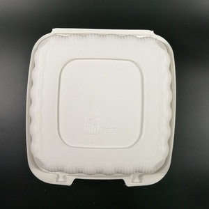 Kemasan Kotak <span class=keywords><strong>Burger</strong></span> Hamburger Kustom Flip Sekali Pakai Kotak Makanan Cepat Saji Dapat Didaur Ulang Kertas Kotak Kue Bento Dewasa - Product Image 5