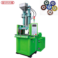 Machine de moulage par injection hydraulique verticale à commande PLC haute efficacité pour PVC/PP/ABS, machine de fabrication de jetons de poker en argile