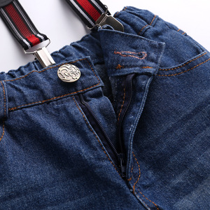 Conjuntos de Ropa para Bebé Niño, Pantalones Vaqueros con Tirantes, Trajes con Camisa de Tela Vaquera, de China - Product Image 6