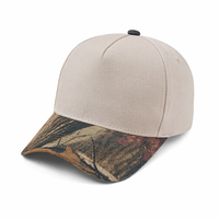 Gorra de Béisbol Personalizada con Logotipo Bordado, 5 Paneles, 100% Algodón, Cierre Trasero Ajustable, Transpirable, para Trabajo al Aire Libre y Uso Casual