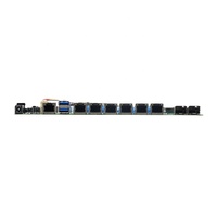 Motherboard Firewall Pfsense Appliance Server 1u dengan 6 Port Ethernet Kecepatan Tinggi Mini Racks Mainboard dengan 2 Antarmuka Fiber