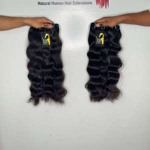 Extensiones de Cabello Humano Natural Ondulado y Rizado de Templo Indio, Cabello Liso Vietnamita y Cabello Natural Ondulado Camboyano - Product Image 2