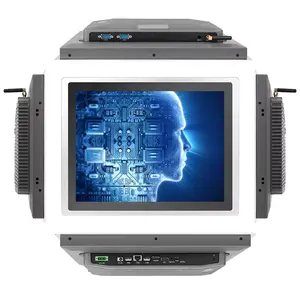 Fanless Industriële Paneel Pc Met 10.4 Inch Touchscreen-Mini Monteerbare All-In-One Computer Ip65 Stofdicht