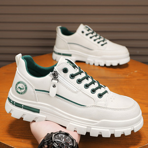 Chaussures tendance pour hommes, nouvelles chaussures de sport polyvalentes à semelle épaisse, légères, antidérapantes et résistantes à l'usure, chaussures de travail - Product Image 1