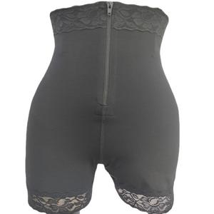 Pantaloncini da uomo Shaper per il corpo a vita media pantaloni addominali Lifting mutandine con cerniera per cintura con fibbia corsetto di pizzo - Product Image 3