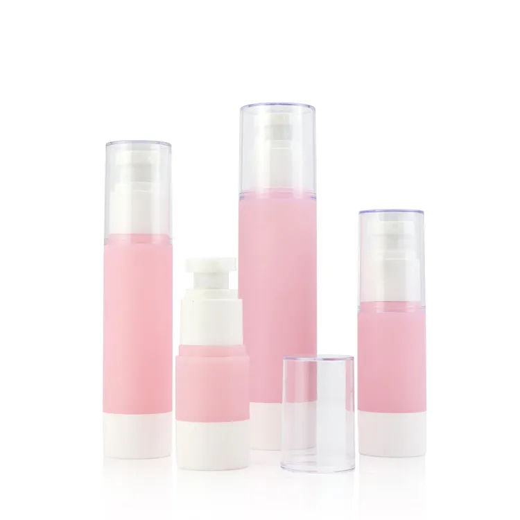 15ml 30ml 50ml 100ml Vakuum Kunststoff Aluminium Kosmetik Airless Flasche Gesichts creme Airless Sprüh pumpe Flasche