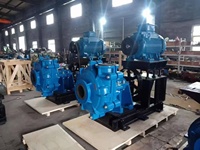 Pompe à boue série AH robuste en alliage à haute teneur en chrome, résistante à l'abrasion haute pression, pour usine de traitement des minerais et des sables miniers