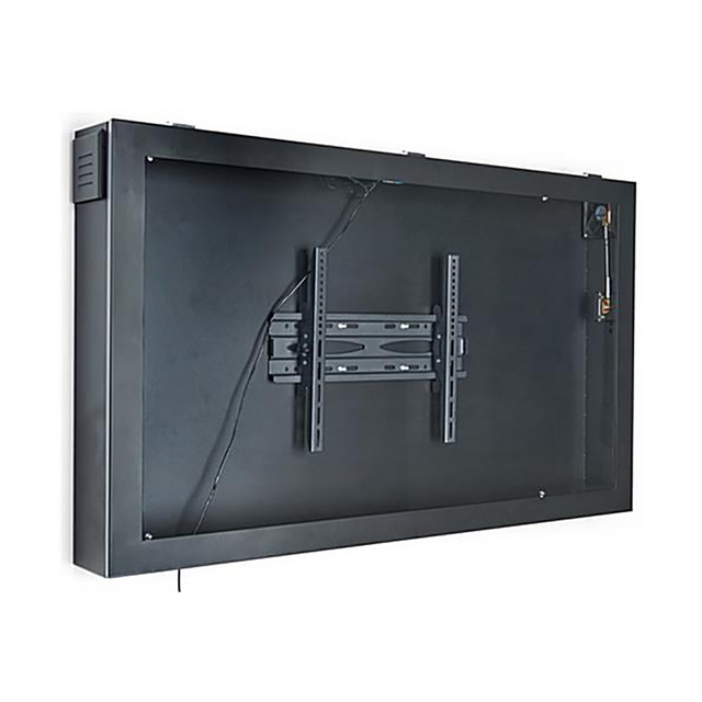 60 Inch Outdoor Distribution Box Galvanized Steel Weather Resistant Vandal Proof Tempered Glass IP55 Protection Thermostat