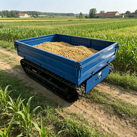Robot de transport GPS télécommandé en acier, nouveau véhicule de transport à benne basculante, chargeuse sur roues YQ-1200 haute efficacité pour usine de boissons