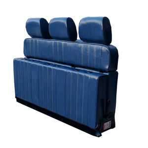 Siège-lit pliable universel en cuir, 3 places, banc triple polyvalent, convertible en lit, gain de place, conversion de fourgonnette - Product Image 3