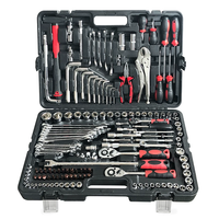 Factory Stock 142 Pcs Home Auto Repair Tool Set Portable Hardware Hand Tool Set