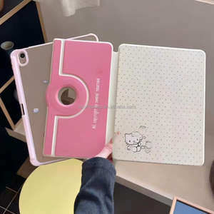 Funda Protectora con Diseño de Dibujos Animados para iPad 10 11, Funda para Tablet iPad 10.ª Generación, Antigolpes, Giratoria 360° - Product Image 3