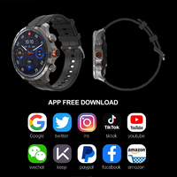 Reloj inteligente con tarjeta SIM 4G para teléfono Android, reloj inteligente Gps, Wifi, cámara de vídeo, carga magnética, reloj inteligente redondo de alta calidad para hombres