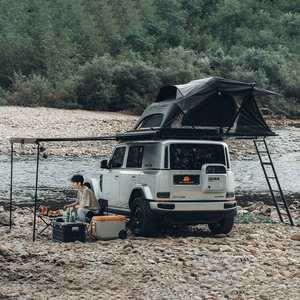 เต็นท์หลังคาแข็ง ADA OVERLAND รุ่น Triangle Hard Rooftop Tent ดีไซน์แบบ Hardtop สำหรับรถ SUV กิจกรรมแคมป์ปิ้งกลางแจ้ง NS140 II ดีไซน์เปิดอัตโนมัติ - Product Image 4