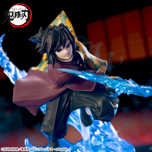 Nuova Statuetta <span class=keywords><strong>Anime</strong></span> Ufficiale in PVC di Giyu <span class=keywords><strong>Tanjiro</strong></span> Akaza, Scena di Battaglia del Castello di Mugen, Modello da Collezione - Product Image 2