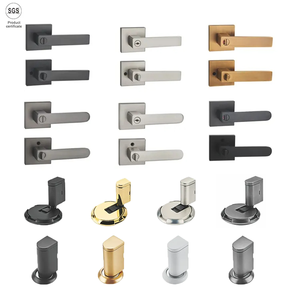 Jision hiện đại Châu Âu pha lê phong cách hợp kim kẽm đúc chết Vàng nội bộ Chrome cửa xử lý 5-năm bảo hành dễ dàng cửa ra vào - Product Image 6