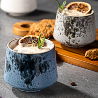 Service de vaisselle en céramique et grès pour restaurant, hôtel, style campagnard : tasses à café, expresso et thé en porcelaine pour les fêtes