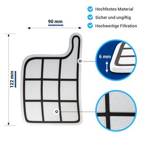 Filtro di Ricambio Protezione Motore per Aspirapolvere Vorwerk <span class=keywords><strong>Folletto</strong></span> 135 e Parti di Ricambio Vk 135 - Product Image 2