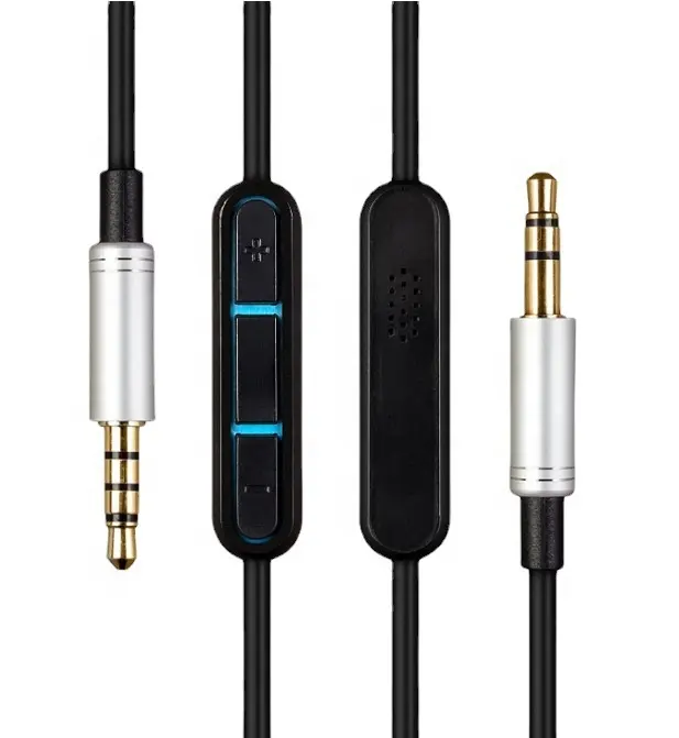 3.5mm male to 3.5mm Audio Cable for Sony MDR-Z1000 MDR-7520 Mdr-X10 Xb900 MDR-1RNC MDR-1RBT ZX700 Headphones - Volume Control