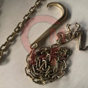 Hlm lớp 70 mạ kẽm J móc kéo chuỗi và t/J Combo với kẽm kết thúc 5/16in nhiệm vụ nặng nề kéo chuỗi với Đôi 15 inch J móc - Product Image 6