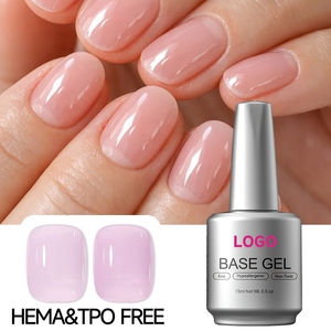 เจลเบสใหม่ 15 มล. ปราศจากสาร HEMA และ TPO ติดทนนาน รับทำโลโก้ตามสั่ง ผลิตแบบ OEM ODM ขายส่งทั่วโลก สำหรับร้านทำเล็บ - Product Image 1