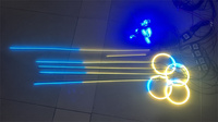 22 en 1 - Lumières d'ambiance LED pour voiture - Symphonie de couleurs - 64 couleurs - Bande acrylique - Éclairage ambiant pour voiture