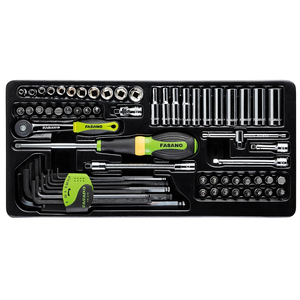 Ensemble d'outils mécaniques Fasano de 102 pièces, kit de clés à douilles, outils de réparation automobile - Product Image 2