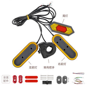 <span class=keywords><strong>Clignotants</strong></span> feu stop LED moto feu arrière ABS clignotant, neye vélo électrique Scooter moto étanche rouge - Product Image 6