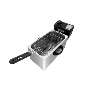 Certificado de <span class=keywords><strong>restaurante</strong></span> mejor venta de un solo cilindro pollo frito francés papas fritas de acero inoxidable comercial eléctrica freidora - Product Image 5