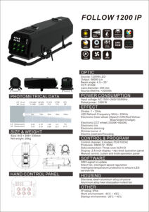 Водонепроницаемые светодиодные прожекторы 1200 Вт с диафрагмой (IRIS) - Product Image 5