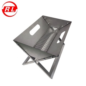 Notebook portatile <span class=keywords><strong>Barbecue</strong></span> griglia a carbone fumatore <span class=keywords><strong>Barbecue</strong></span> da <span class=keywords><strong>campeggio</strong></span> pieghevole <span class=keywords><strong>in</strong></span> acciaio all'aperto - Product Image 6