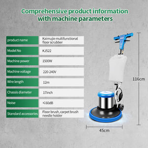 KJ522 1500W Industrielle Kehrmaschine Elektrischer begehbarer Teppich reinigung Hand geschoben Boden wäscher für Werks werkstatt - Product Image 6