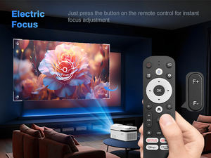 Projecteur à ultra courte focale LCD LED HY450NTV, licence officielle Netflix, résolution native 1080p, intégré, portable, home <span class=keywords><strong>cinéma</strong></span> - Product Image 5