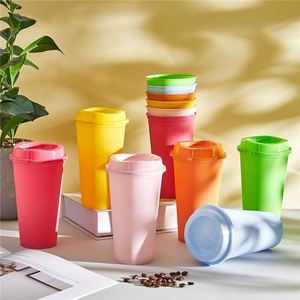 Gobelet en plastique jetable de 24 oz avec logo personnalisé, anti-fuite, en PP, avec couvercle et paille pour les fêtes d'enfants - Product Image 5