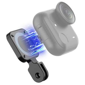 Base magnétique à dégagement rapide Amazear pour Insta360 GO Ultra, adaptateur en alliage d'aluminium avec filetage 1/4\" pour trépied et perche à selfie - Product Image 1