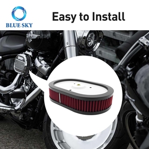Filtro de Aire Lavable de Alto Flujo <span class=keywords><strong>HD</strong></span>-0910 29670-09 para HARLEY DAVIDSON Road-King <span class=keywords><strong>CVO</strong></span> Dyna Low Rider 2009-2017 Calidad Garantizada - Product Image 4