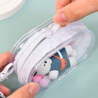 Bolsa protectora personalizada Pop Mart para muñecas de PVC, diseño Nendoroid, con forma de dumpling, para exhibición de muñecas de caja sorpresa, mini bolsa para muñecas.